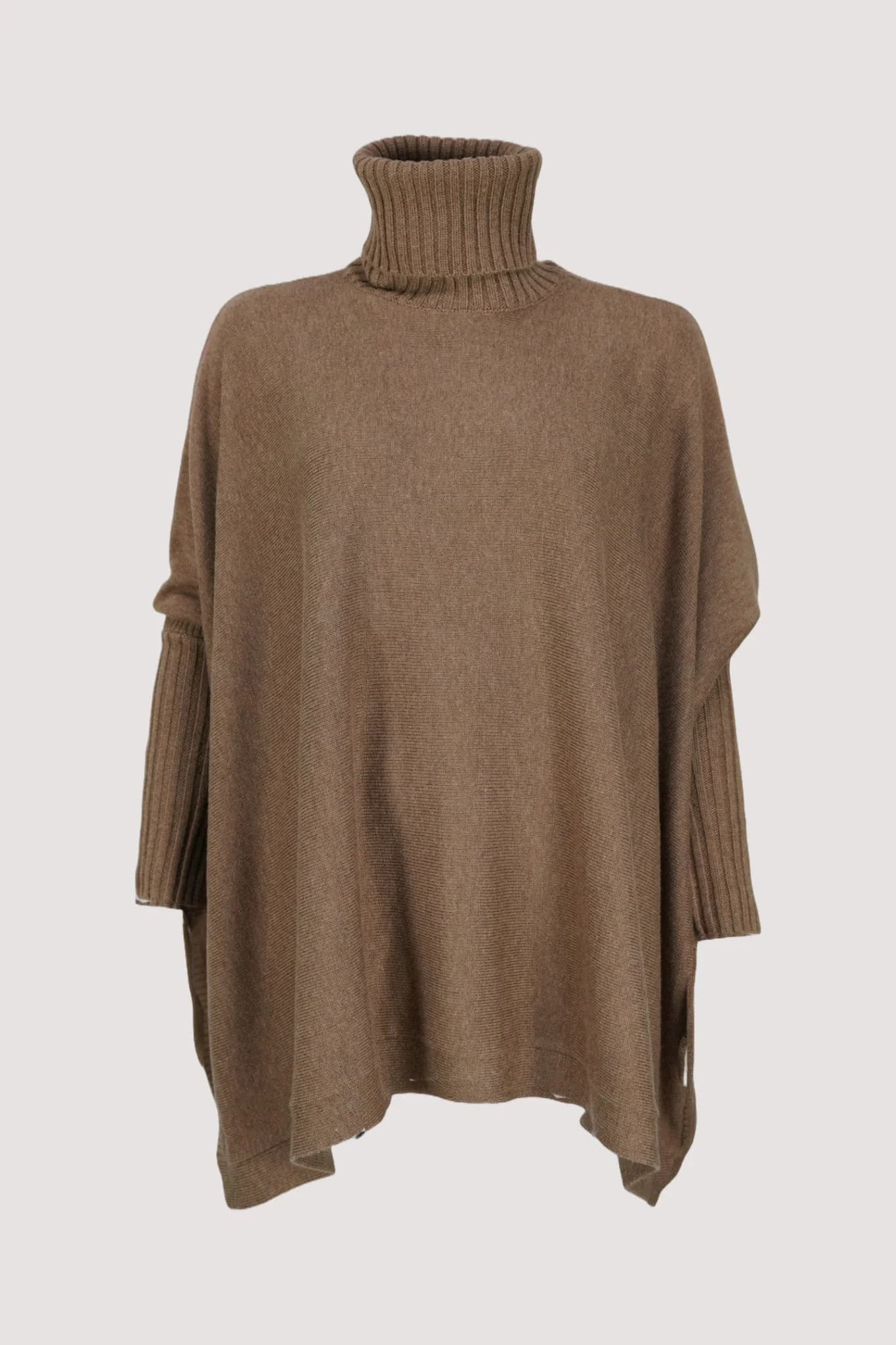 Caramel Long Poncho
