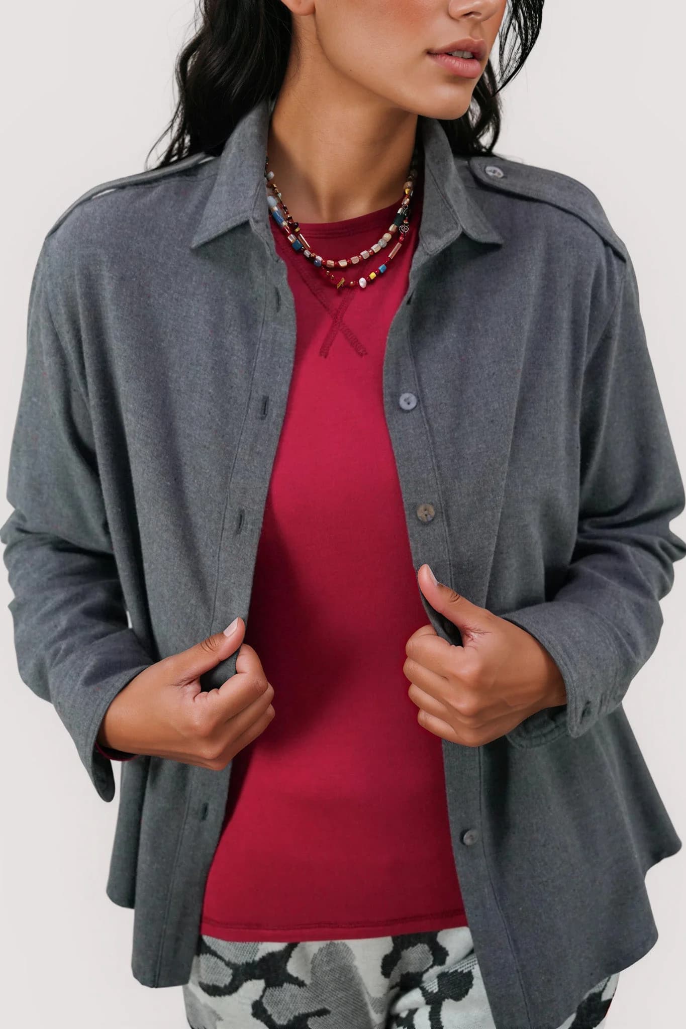 Charcoal Amelia Shirt