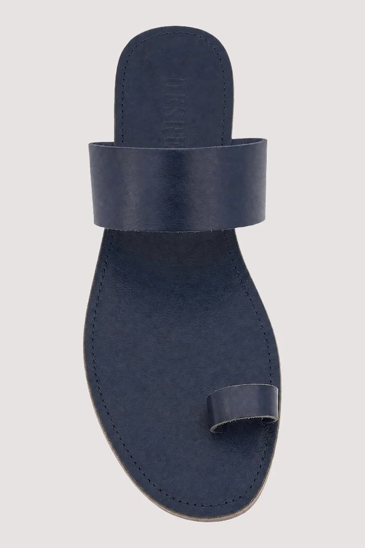 Navy 2 Strap Sandals