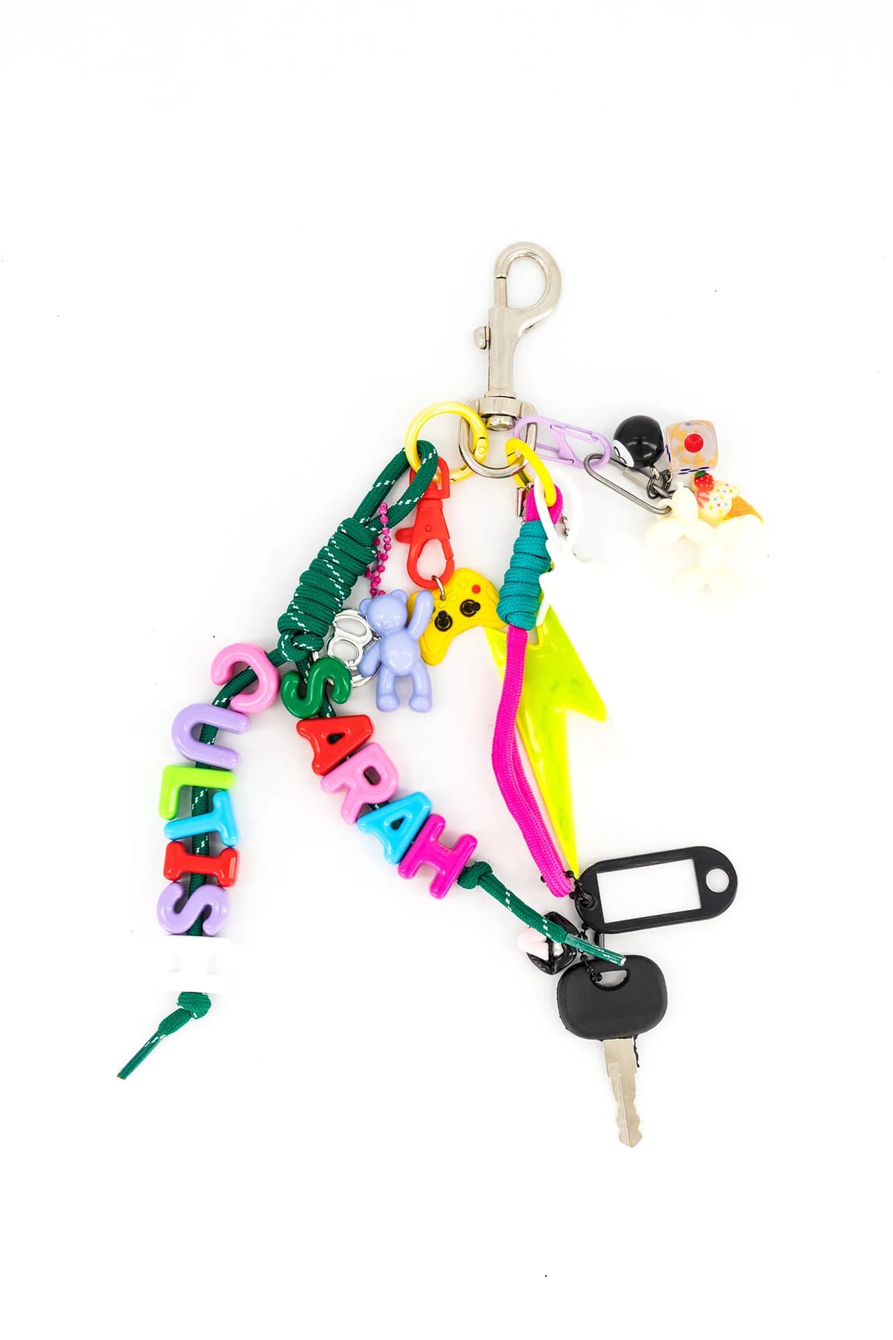 Y2K Custom Tag Charm/Keyring