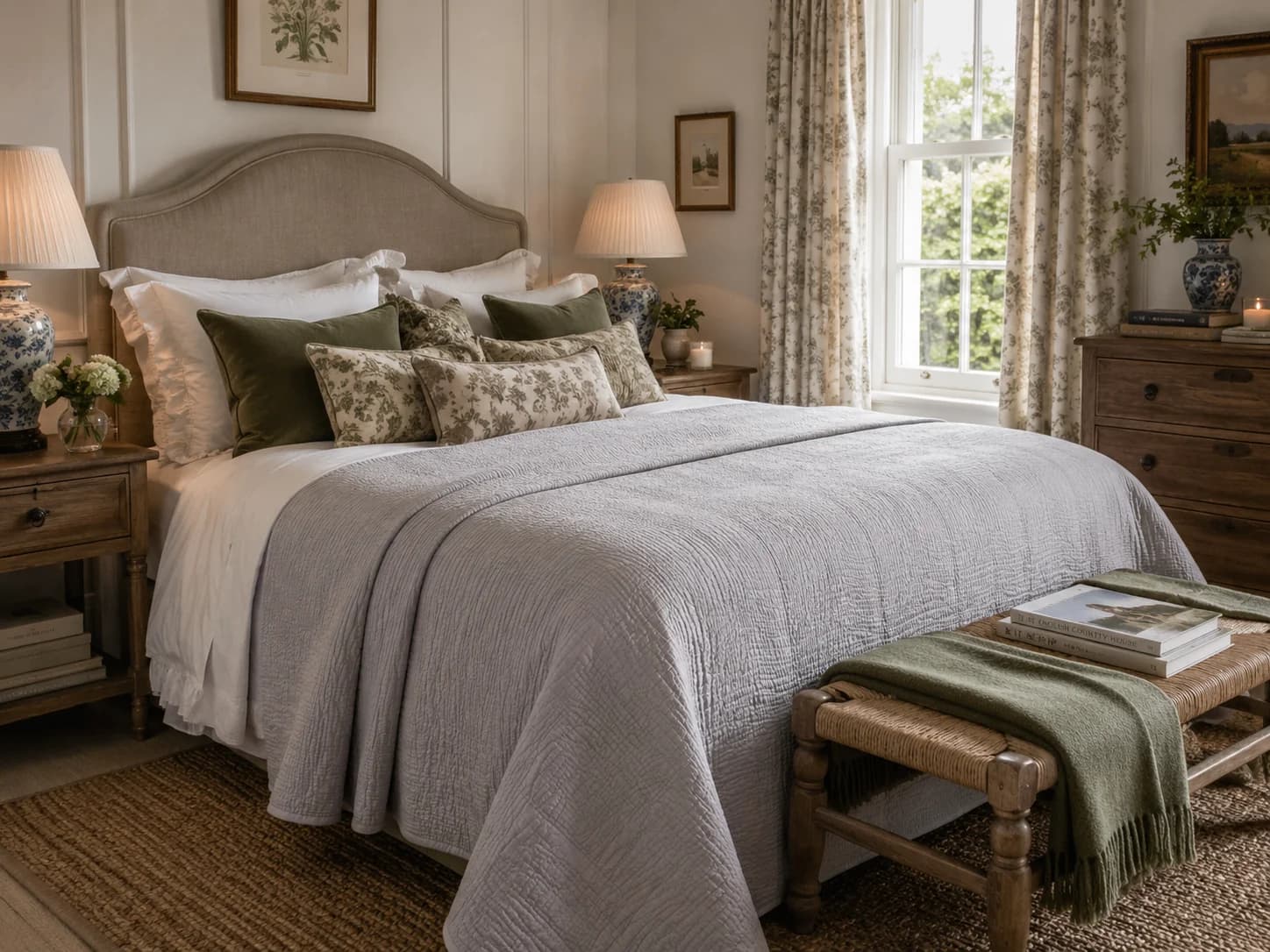 GREY COTTON QUILT