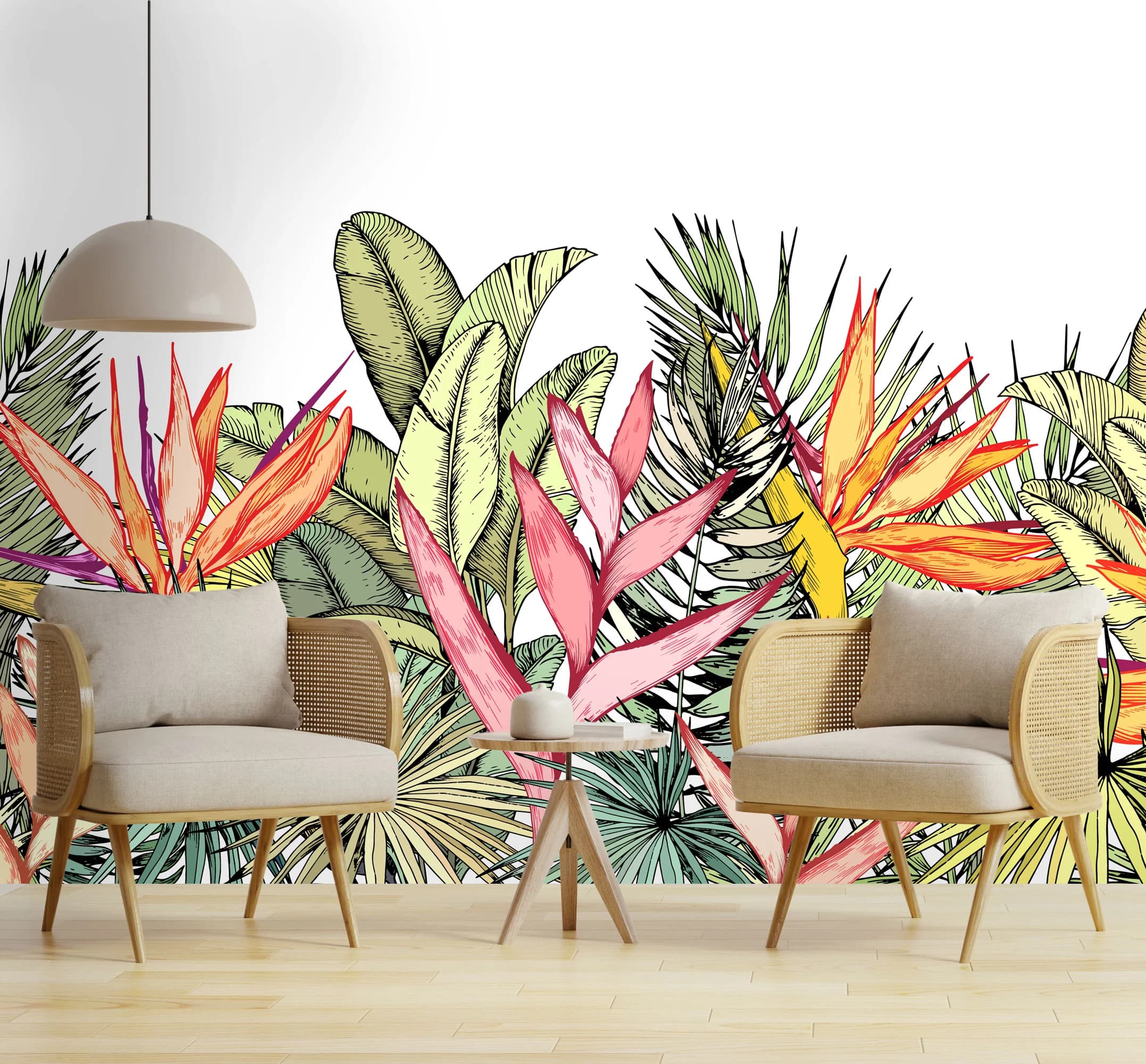Natures Neon Mural