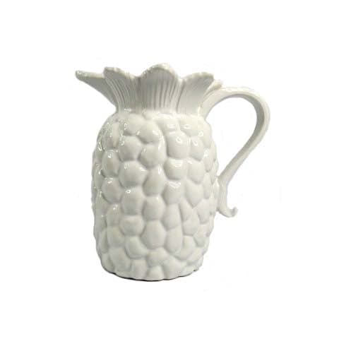 White Pineapple-Inspired Ceramic Jug – A Stunning & Versatile Piece