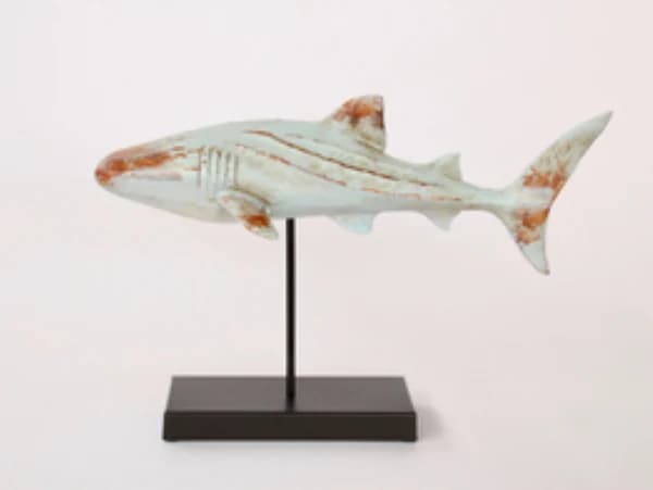 Pale Blue Shark on Stand