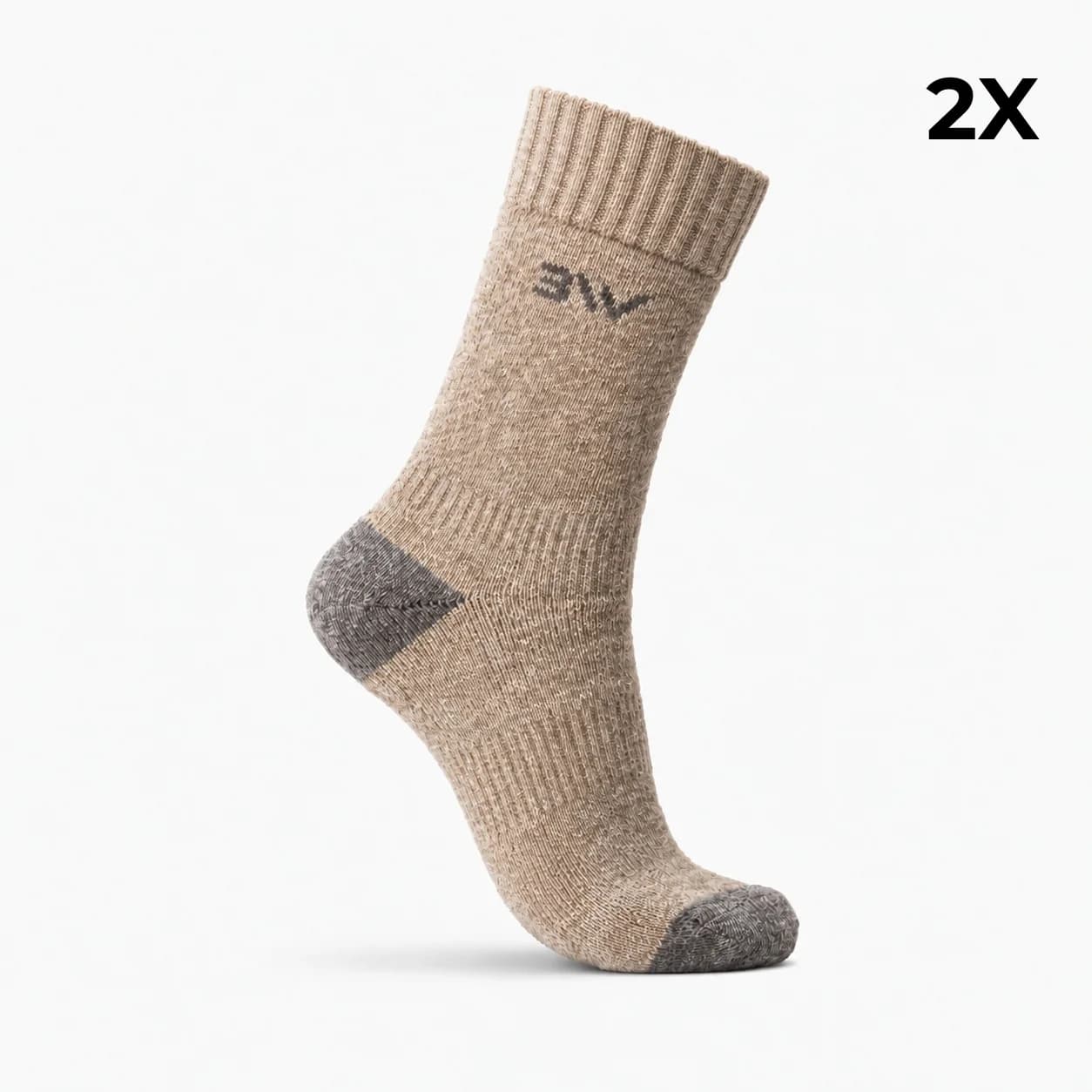 Merino Blend Crew Socks | 2-Pack