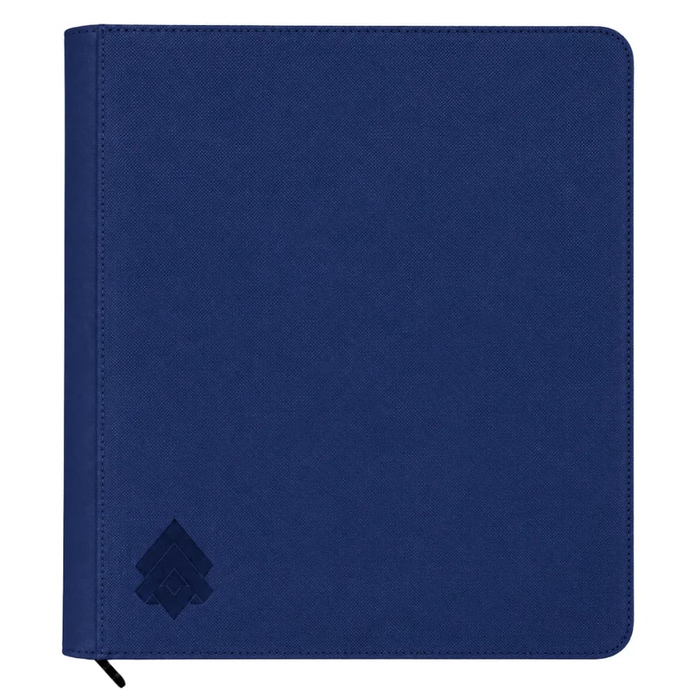 Level Up 12 Pocket Zip Card Binder | Diamond Series | 480 cards | Midnight Blue