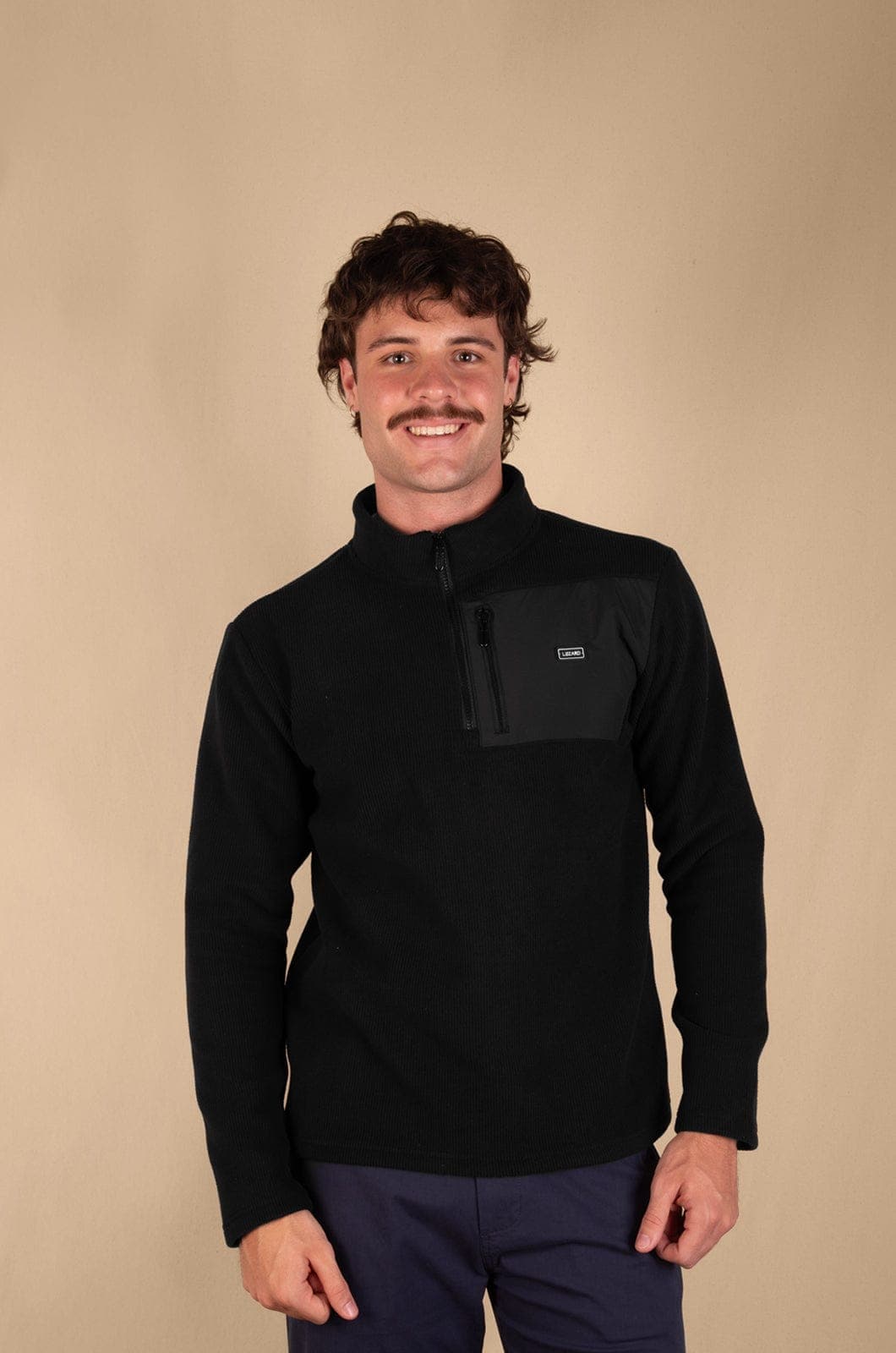 Grainy - Mens 1/3 Zip Pullover