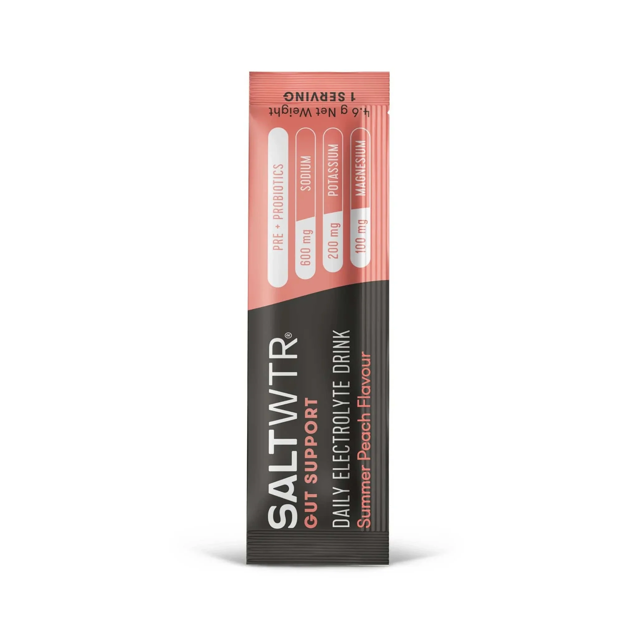 SaltWTR Daily Electrolytes Gut Support - Summer Peach