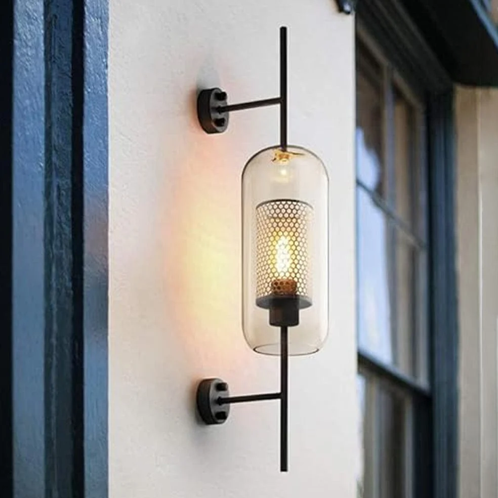 New York Cylinder Glass Wall Light