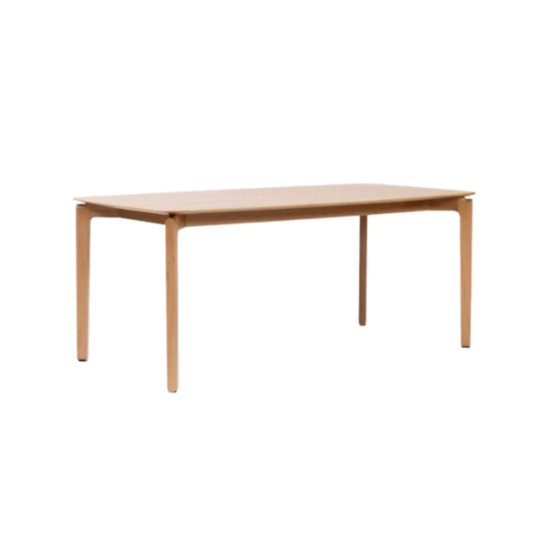 Oslo 1600 x 900 Wood Dining Table - Oak | Black