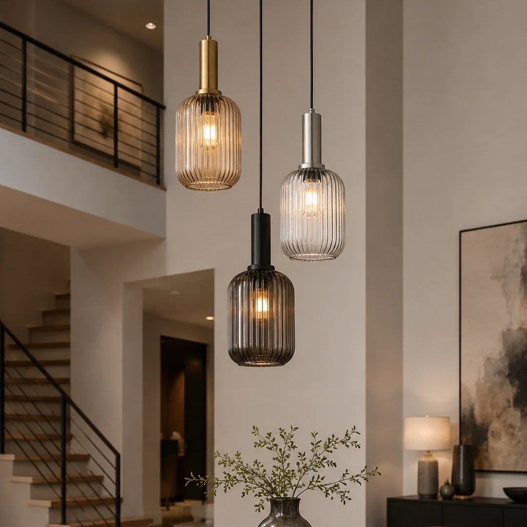 Athina Cut Glass Pendant Light