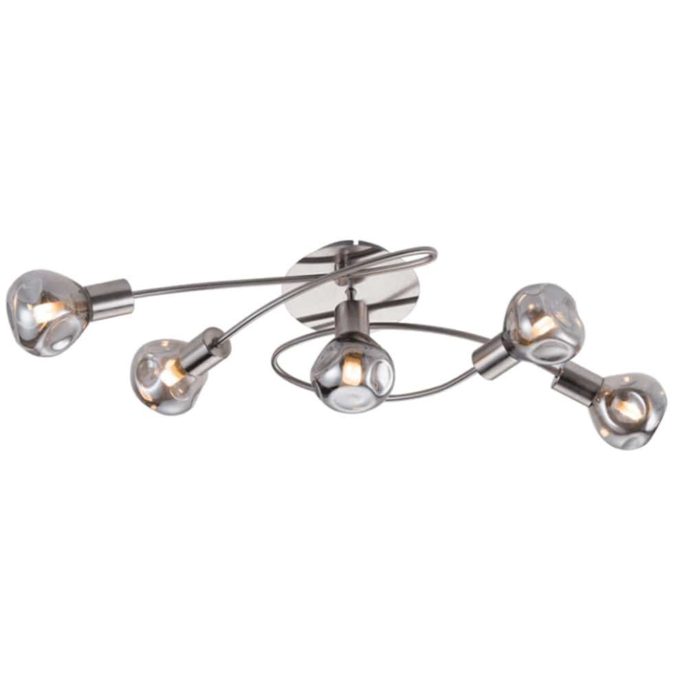 Latin Chrome Ceiling Light