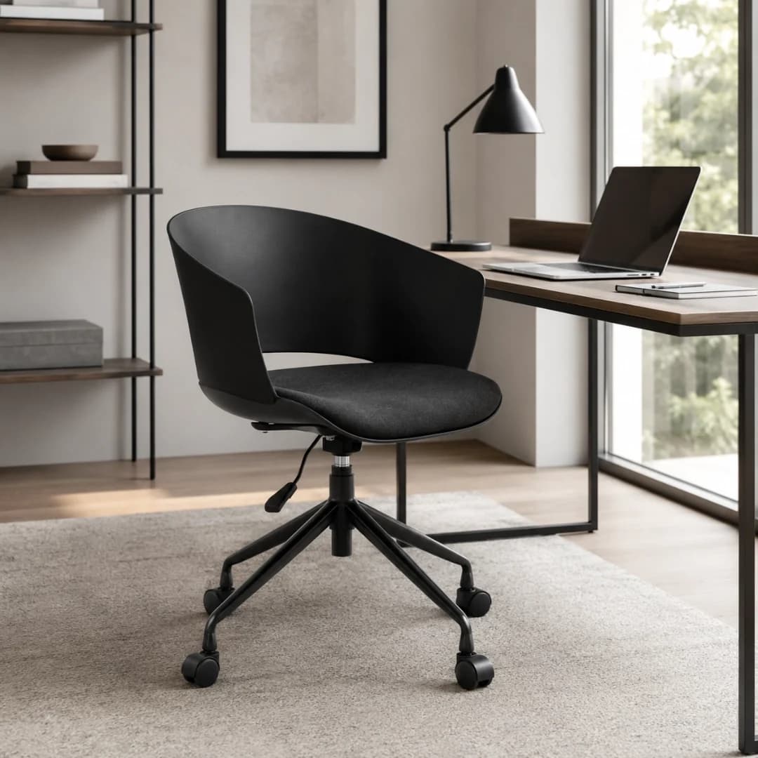 Ashley Office Chair - Green | Black | Terracotta