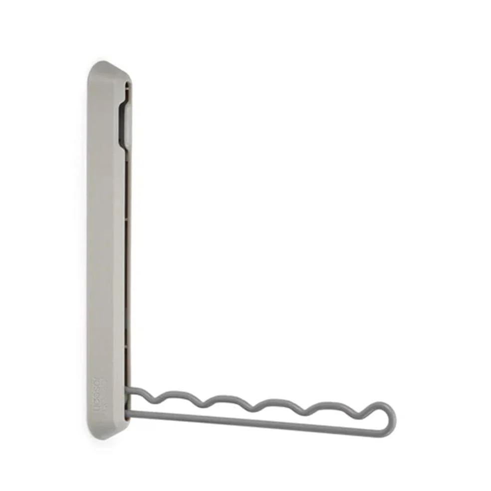 Orderly™ Retractable Clothes Hanging Rail Ecru