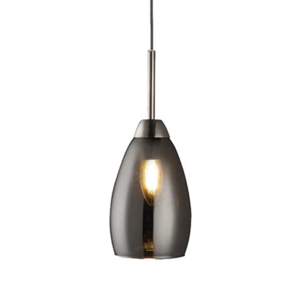 Tella Glass Pendant Light Gold | Black