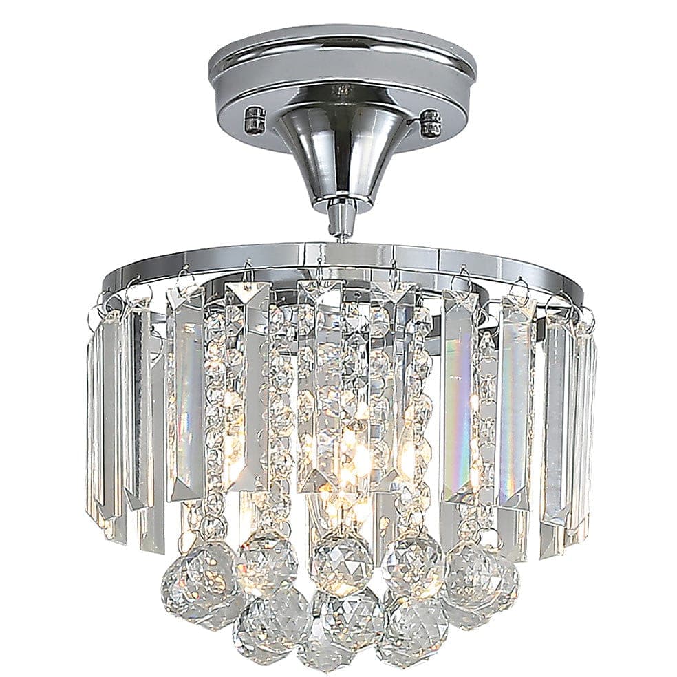 Melanie Crystal Light | Chrome or Gold