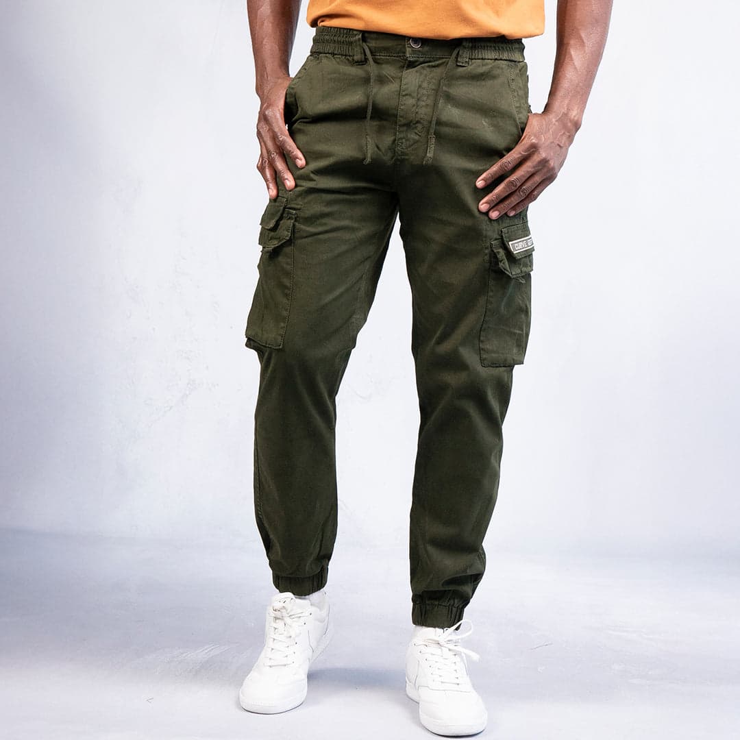Rivet Jogger Army Green