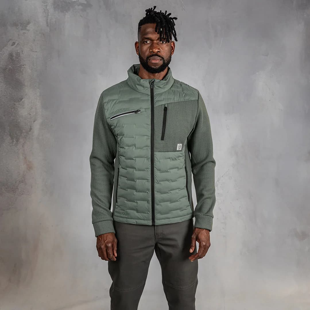W.O.R.K Hybrid Jacket Green