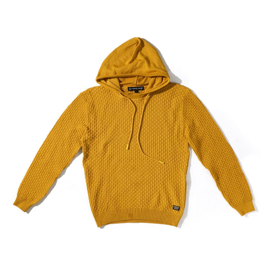 Fusion Hoodie Knit Mustard