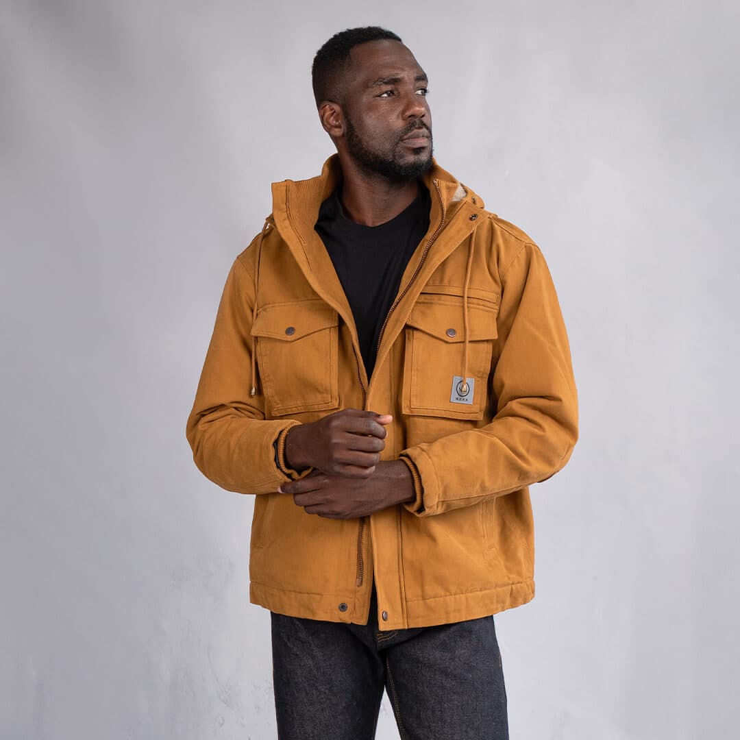 W.O.R.K Duck Canvas Jacket Brown