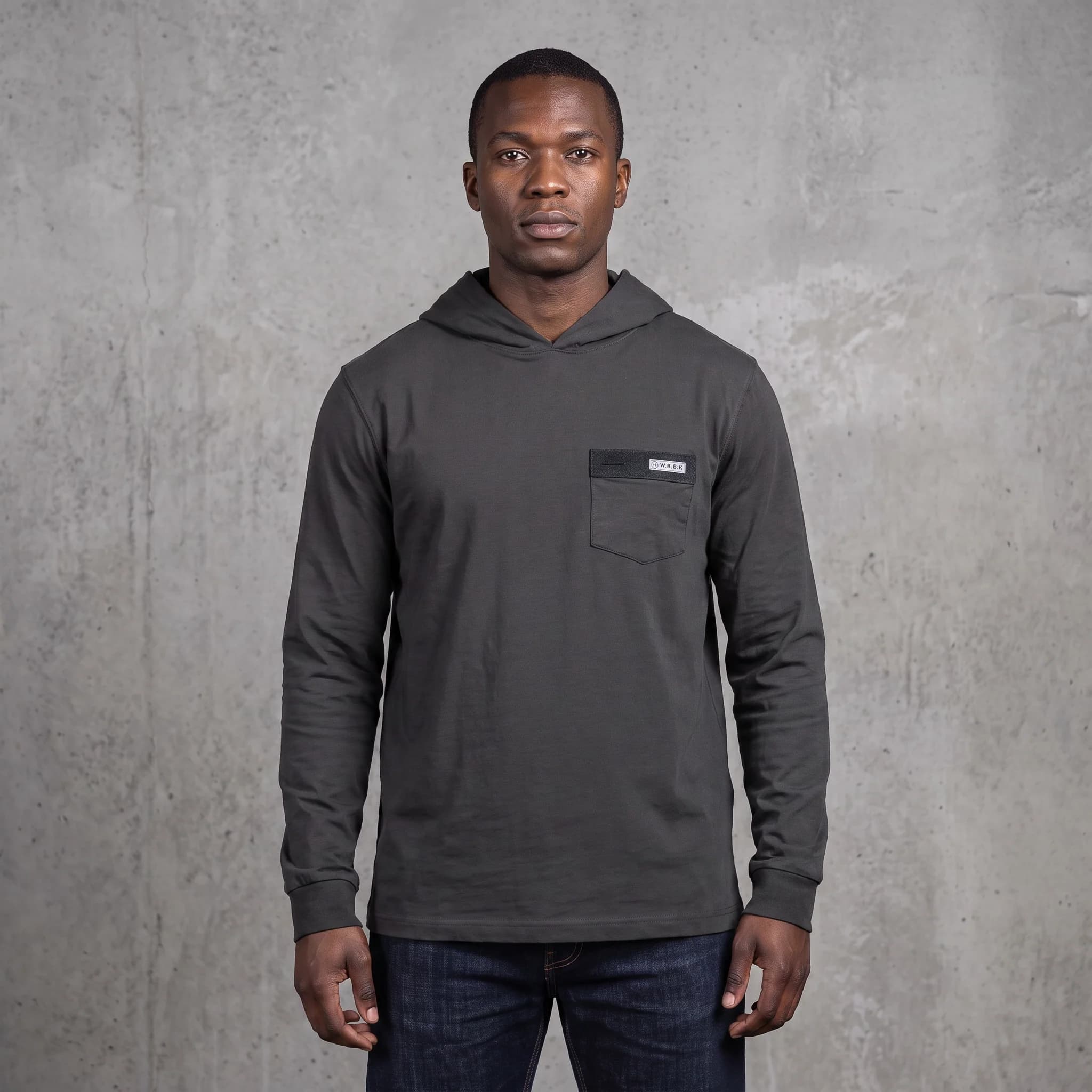 W.O.R.K Technical Hoodie Charcoal