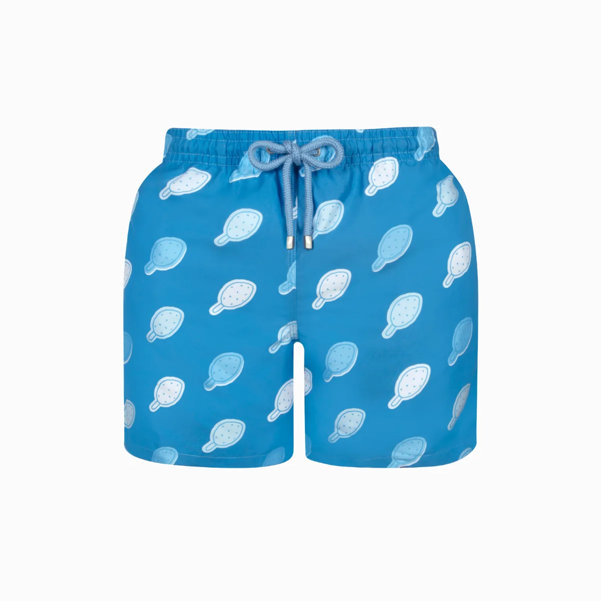 Mid-length Swim Shorts | Lolly Stickers / Blue