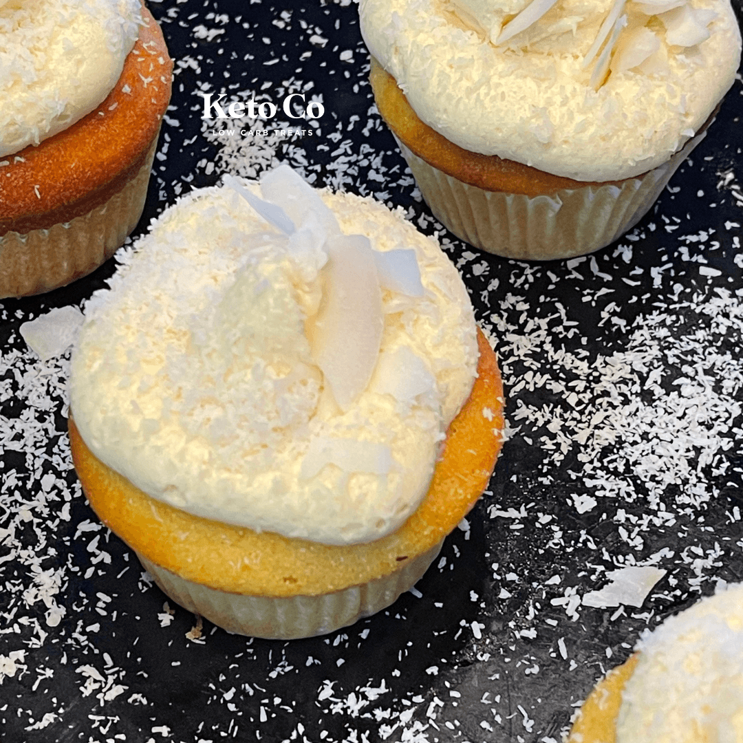Keto Frosted Cupcakes | Sugar Free Low Carb Cupcakes | Keto Co