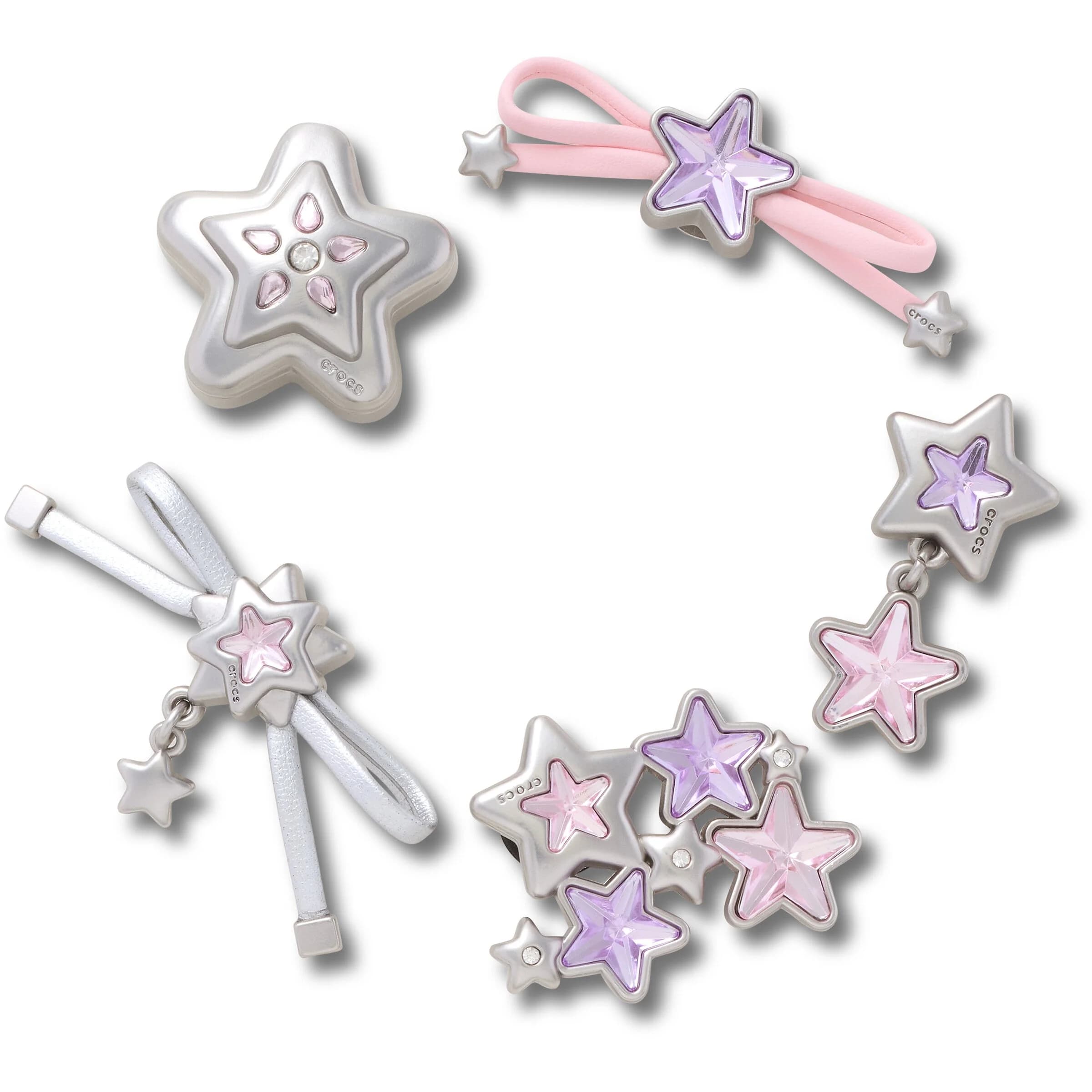 Stars and Bows Jibbitz