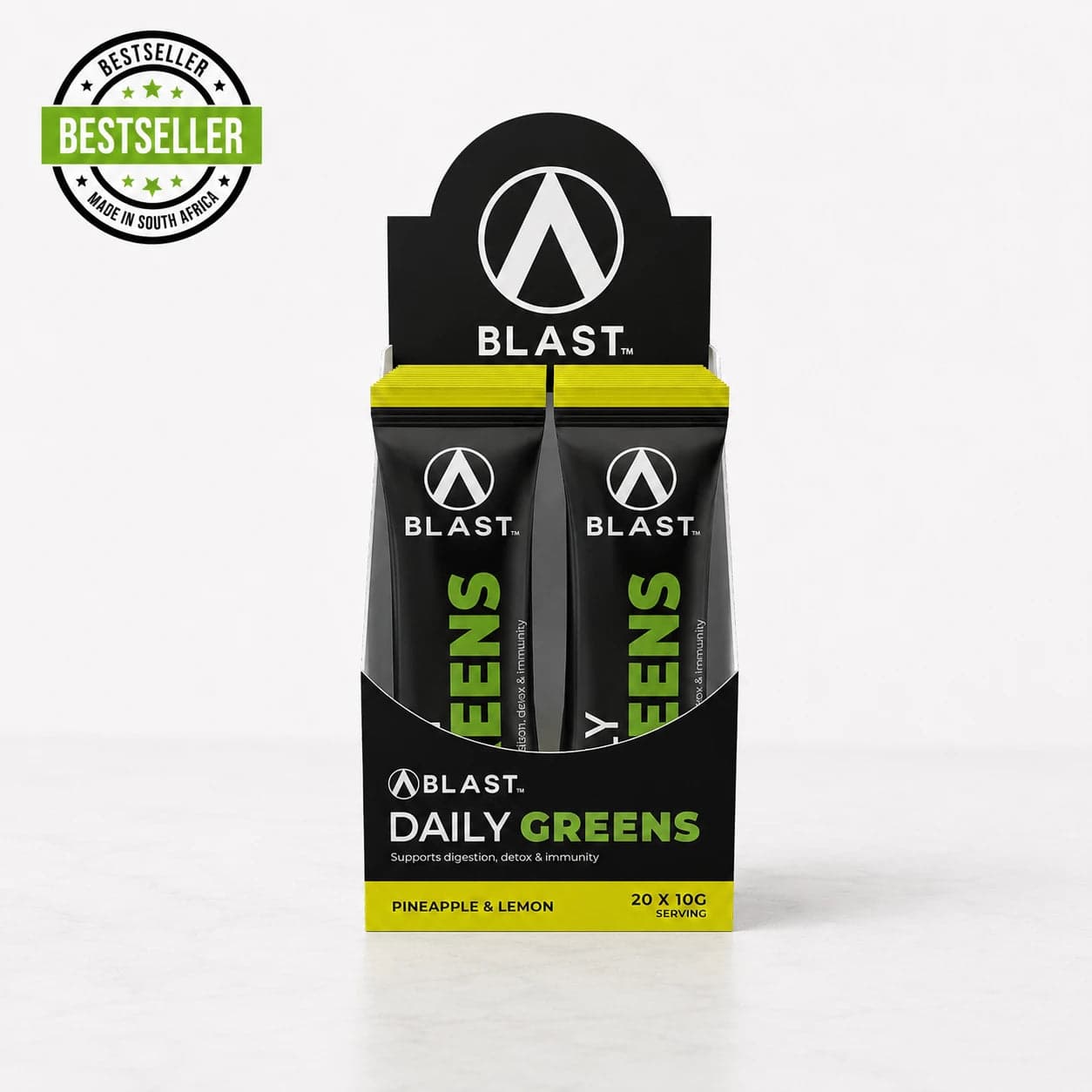 BLAST™ Daily Greens On-The-Go Pack - Pineapple & Lemon