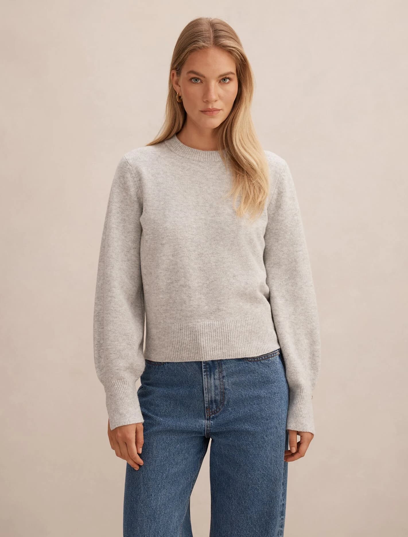 Ellie Cuff Detail Sweater