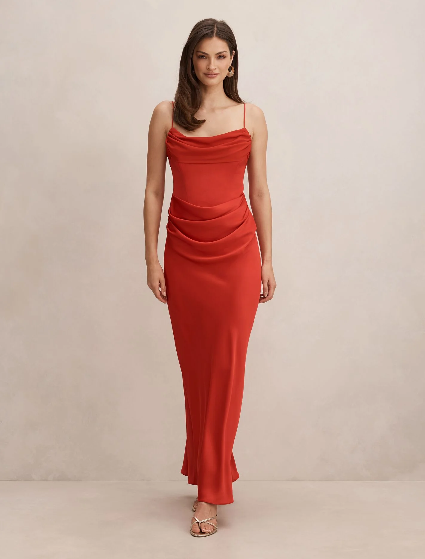 Claudia Strappy Corset Maxi Dress