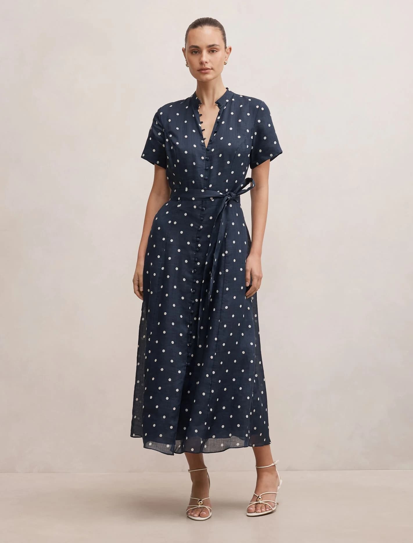 Therese Short Sleeve Midi Dress