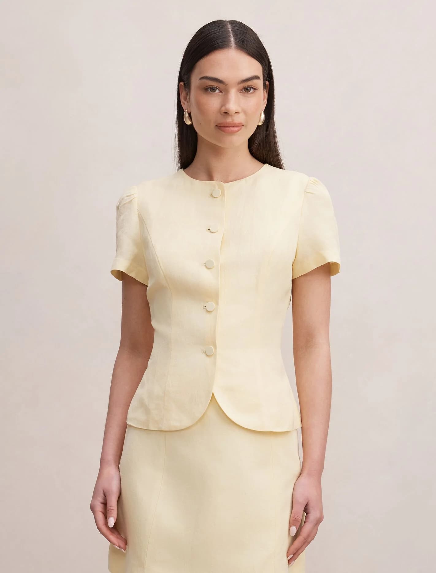 Cartia Button Down Top