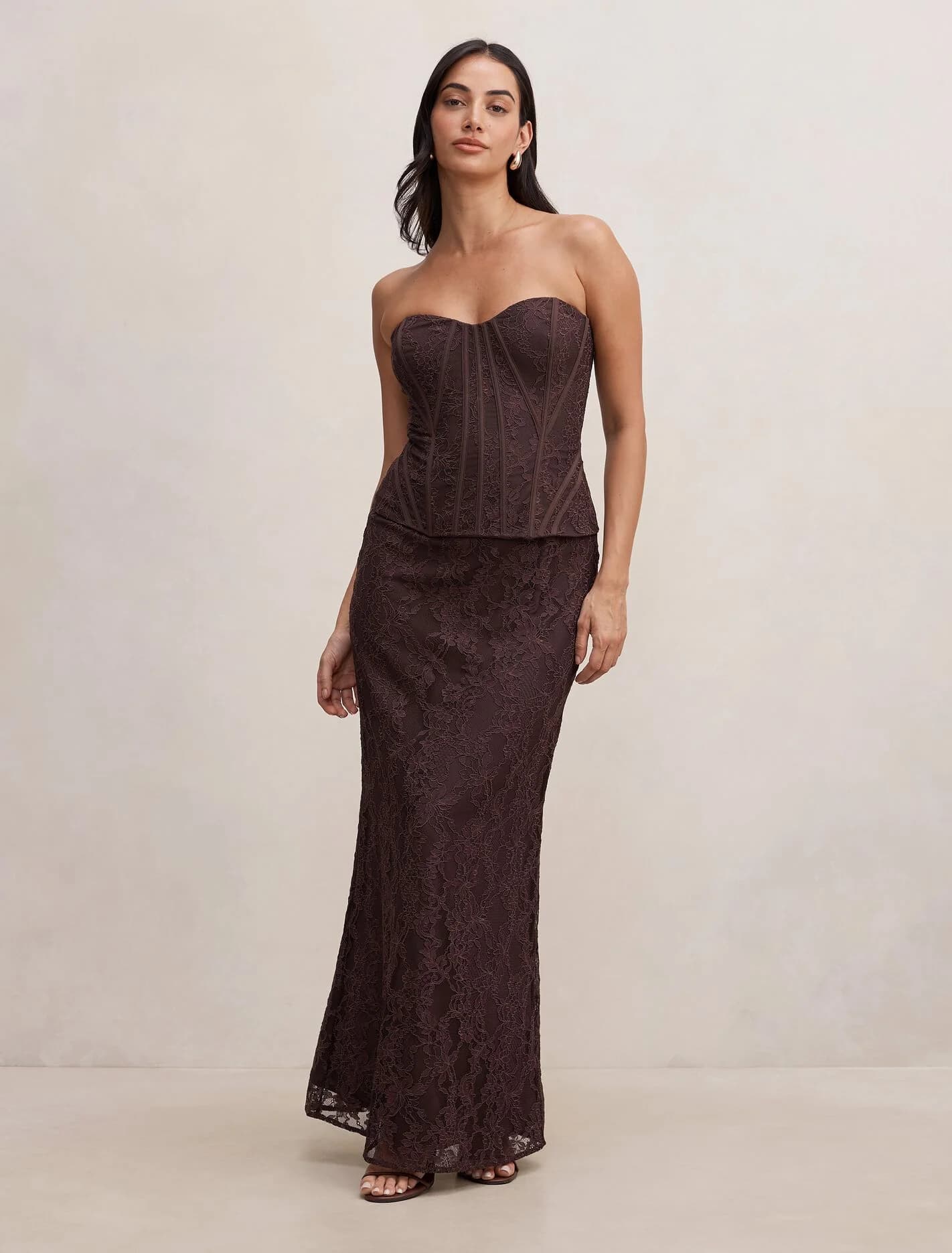 Myla Lace Corset Maxi Dress