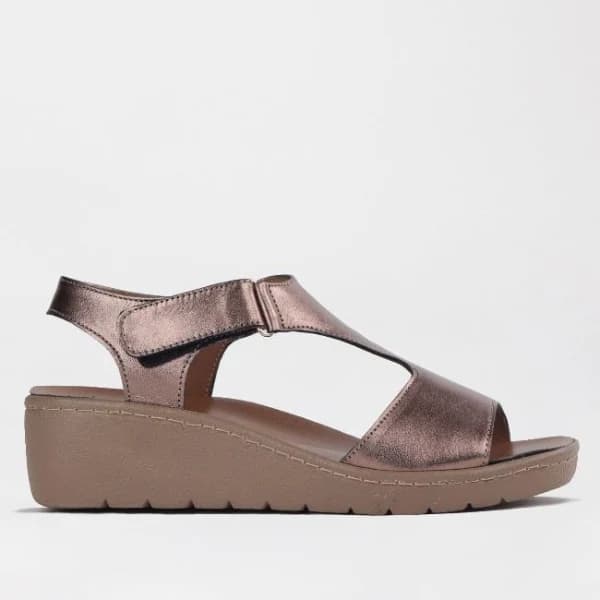 T-Bar Wedge Sandal-Removable Footbed