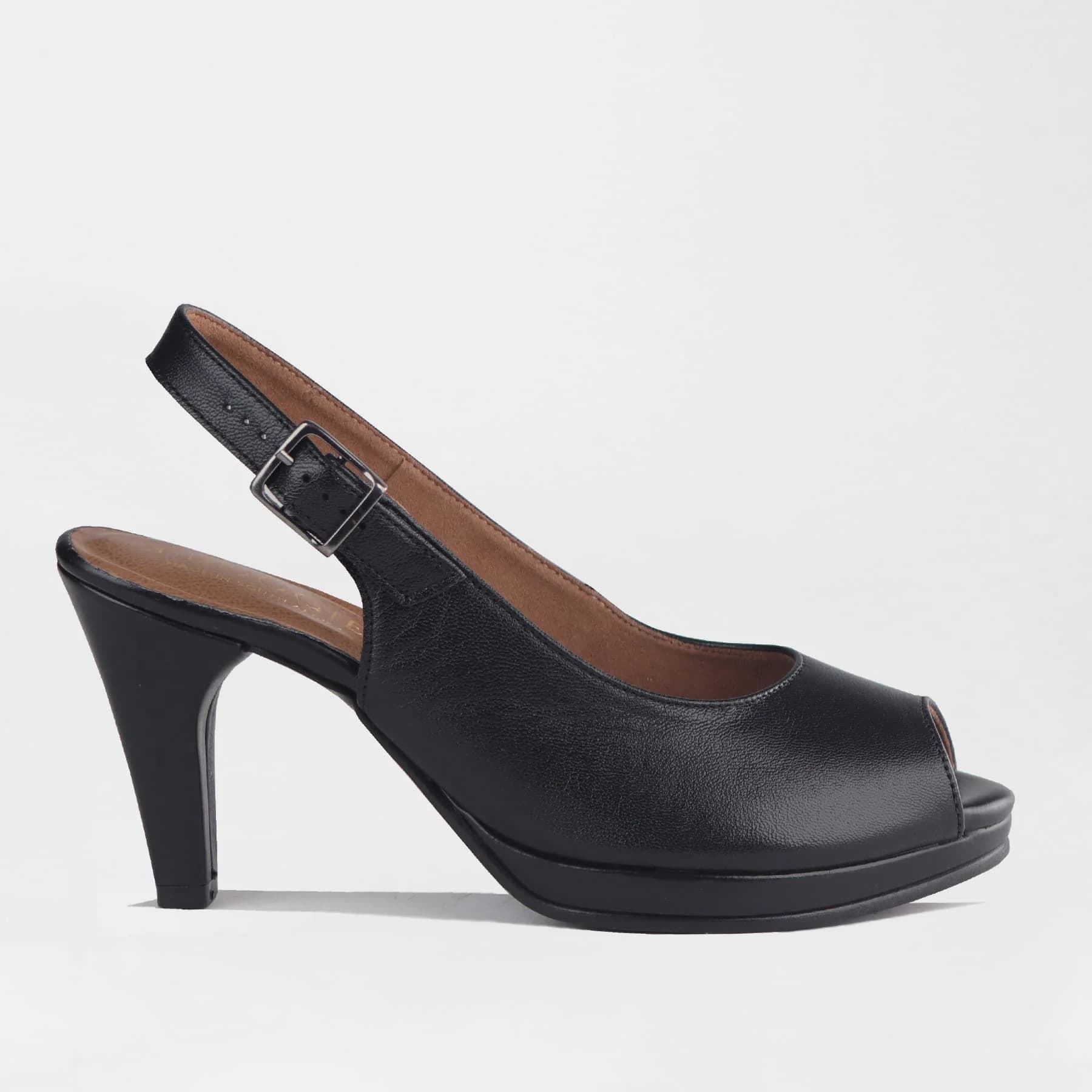 High Heel Peep Toe Slingback