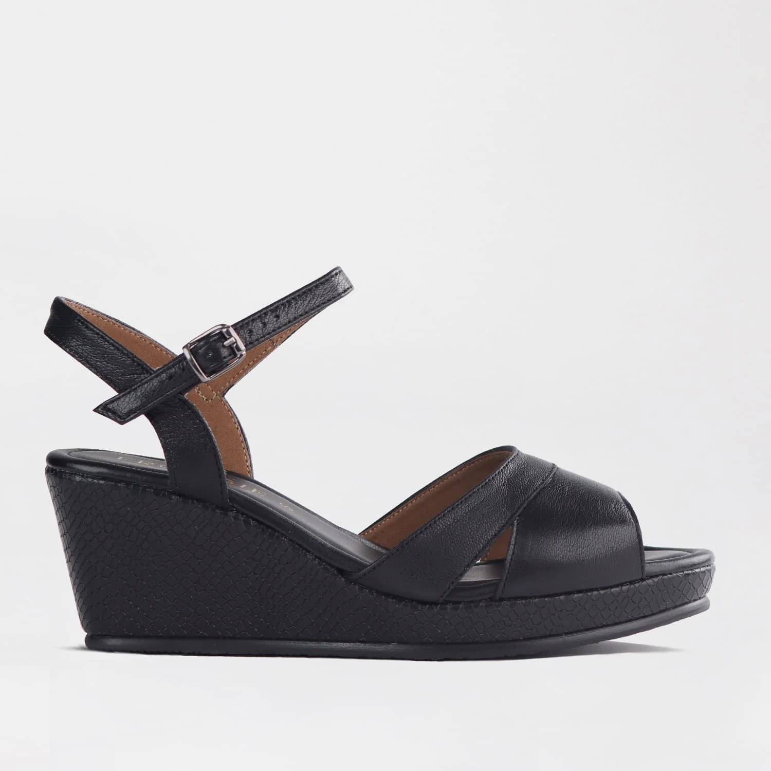 Slingback Peep Toe Wedge Sandal