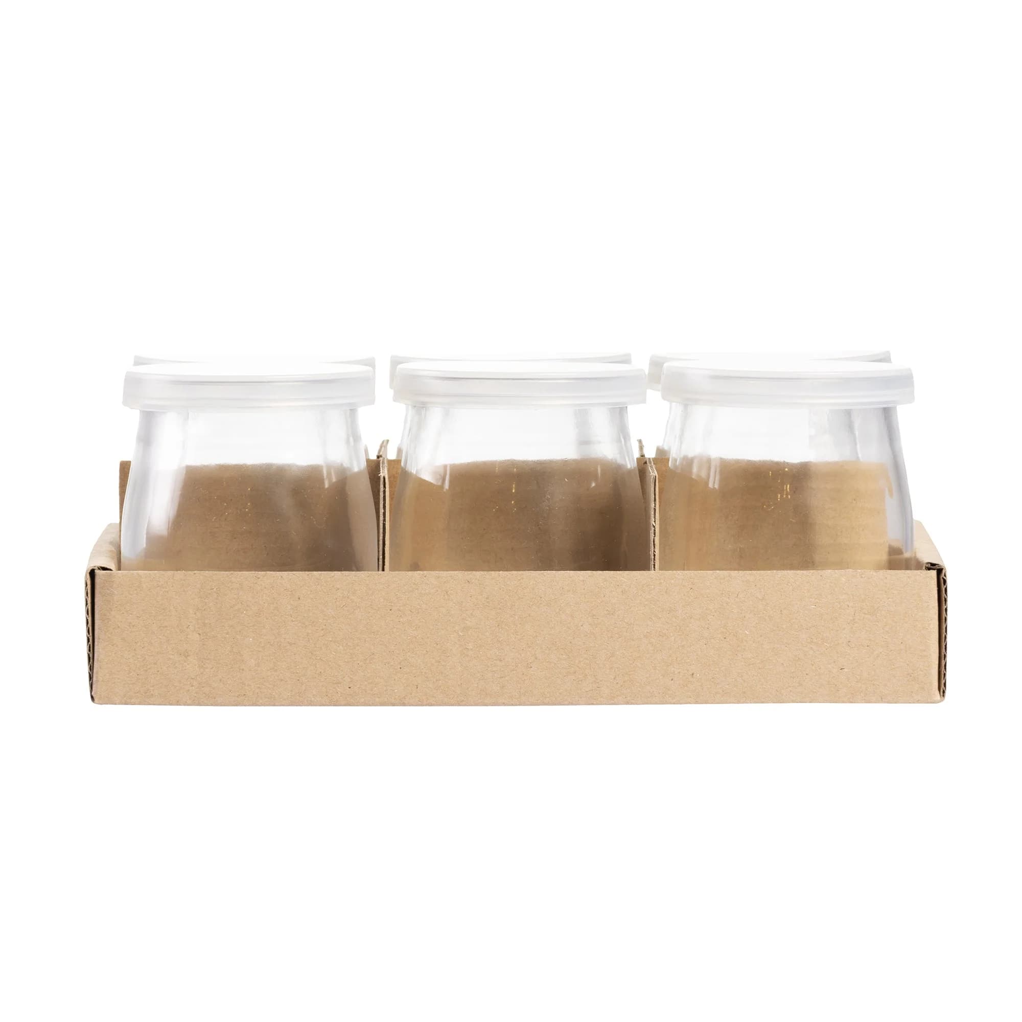 Spice Jar With Plastic Lid 125ml 6 Pack
