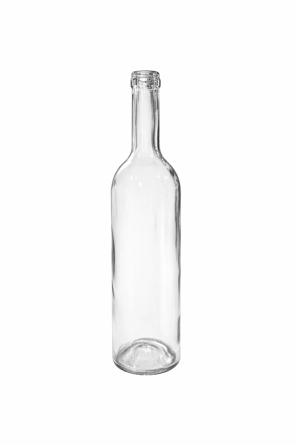 Consol Glass Feather Wine Bottle 30CM 750ml