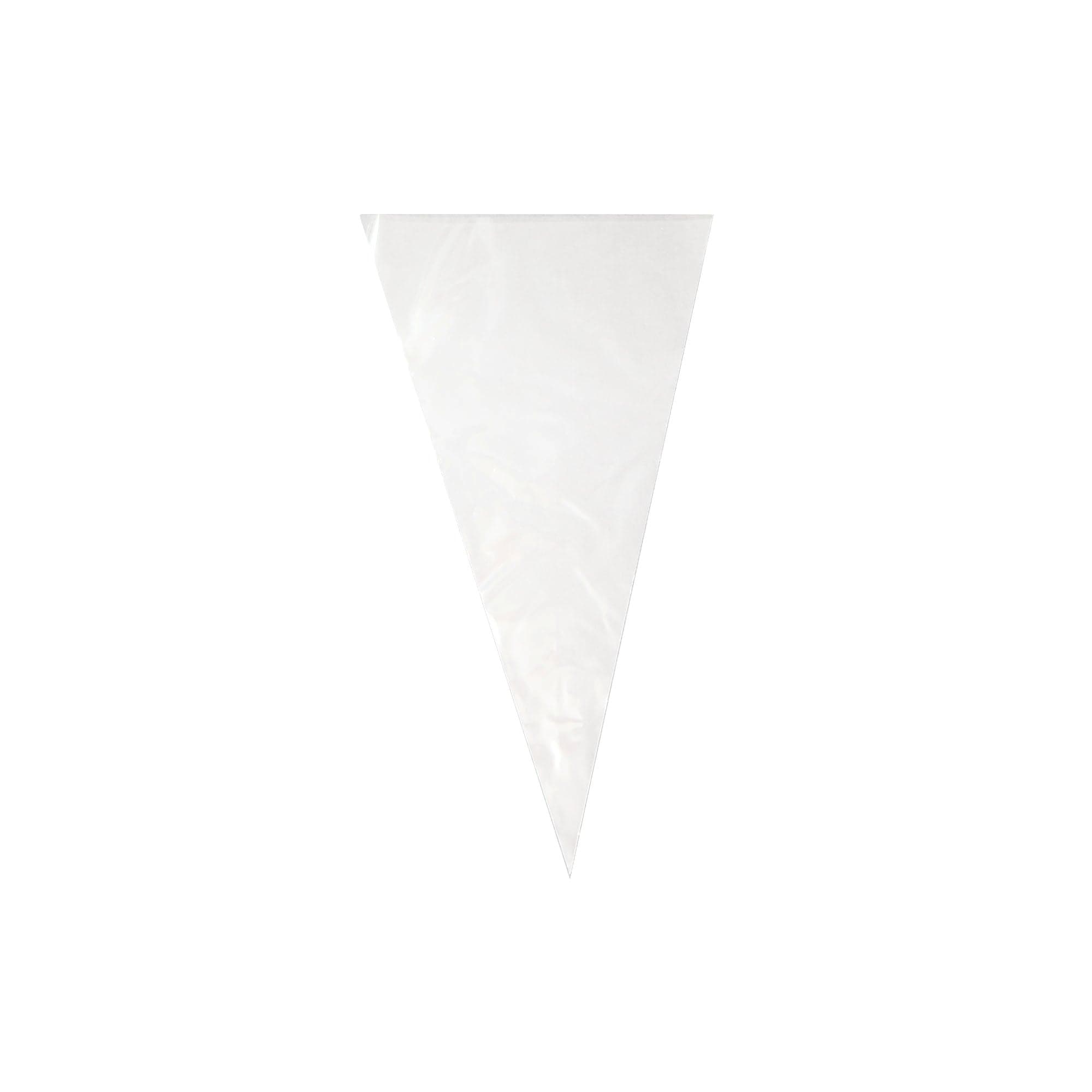 Plastic Piping Cone Bags Transparent 100pack