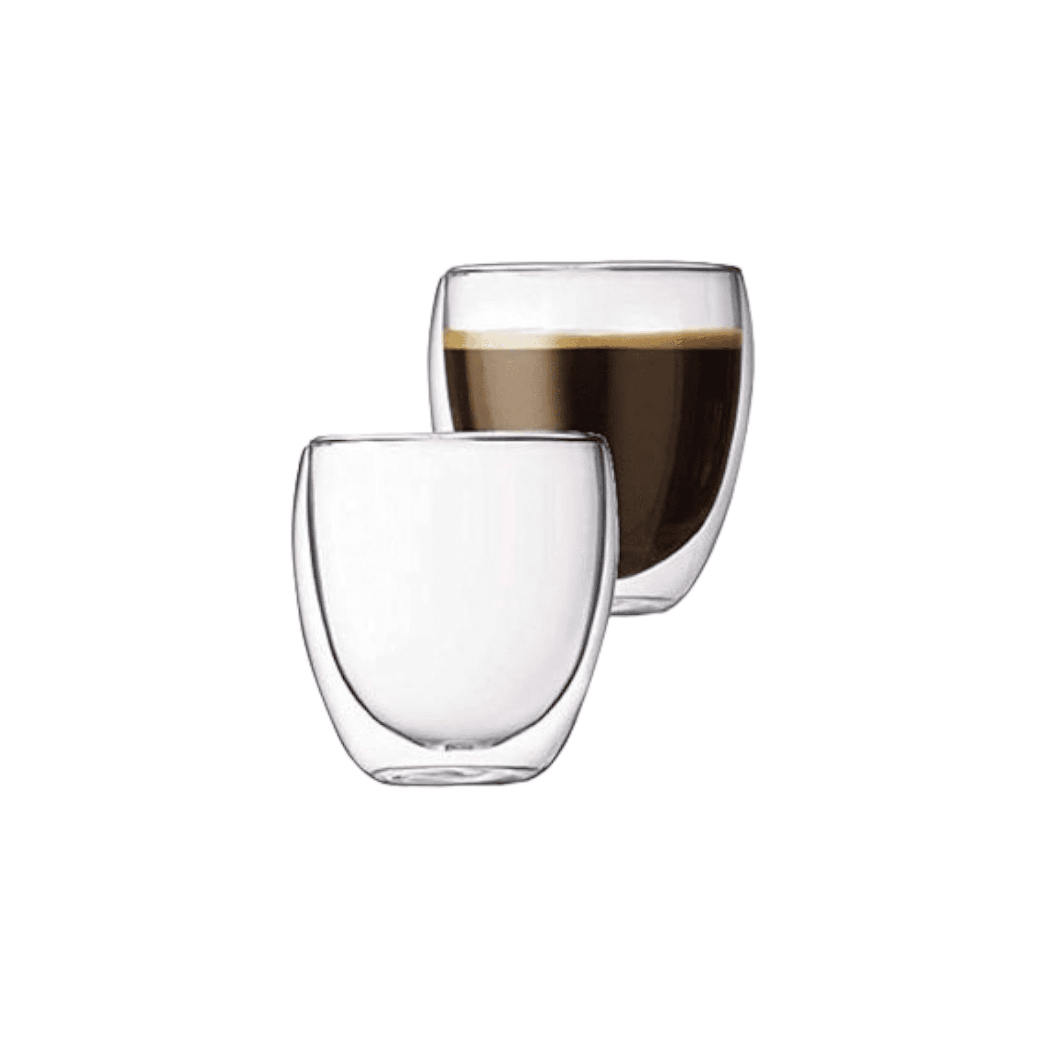 Barista Borosilicate Double Wall Café Espresso Coffee Cup 310ml 2pc 11400