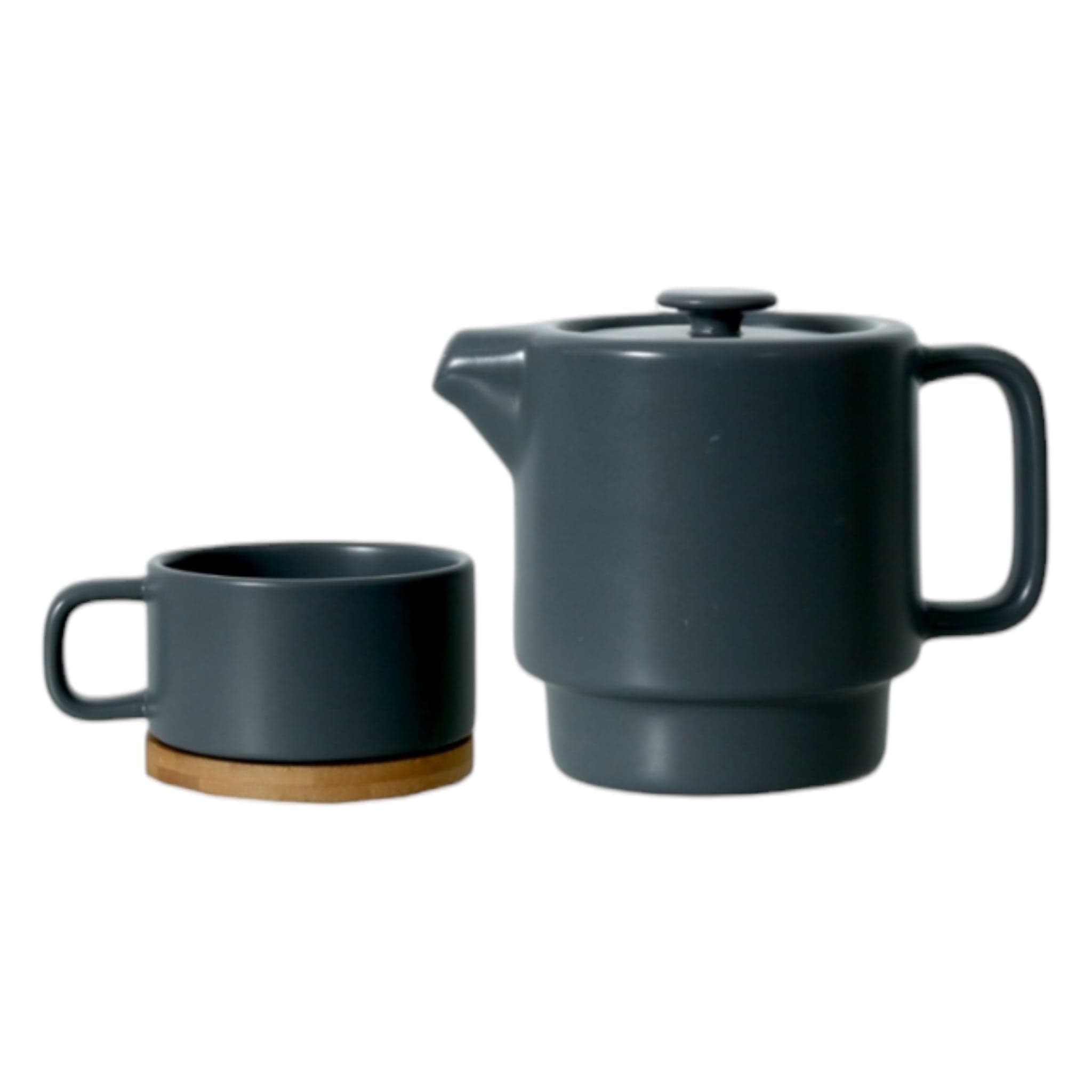 SG Secret de Gourmet Solitaire Nature Teapot 400ml with Infuser & Cup 250ml