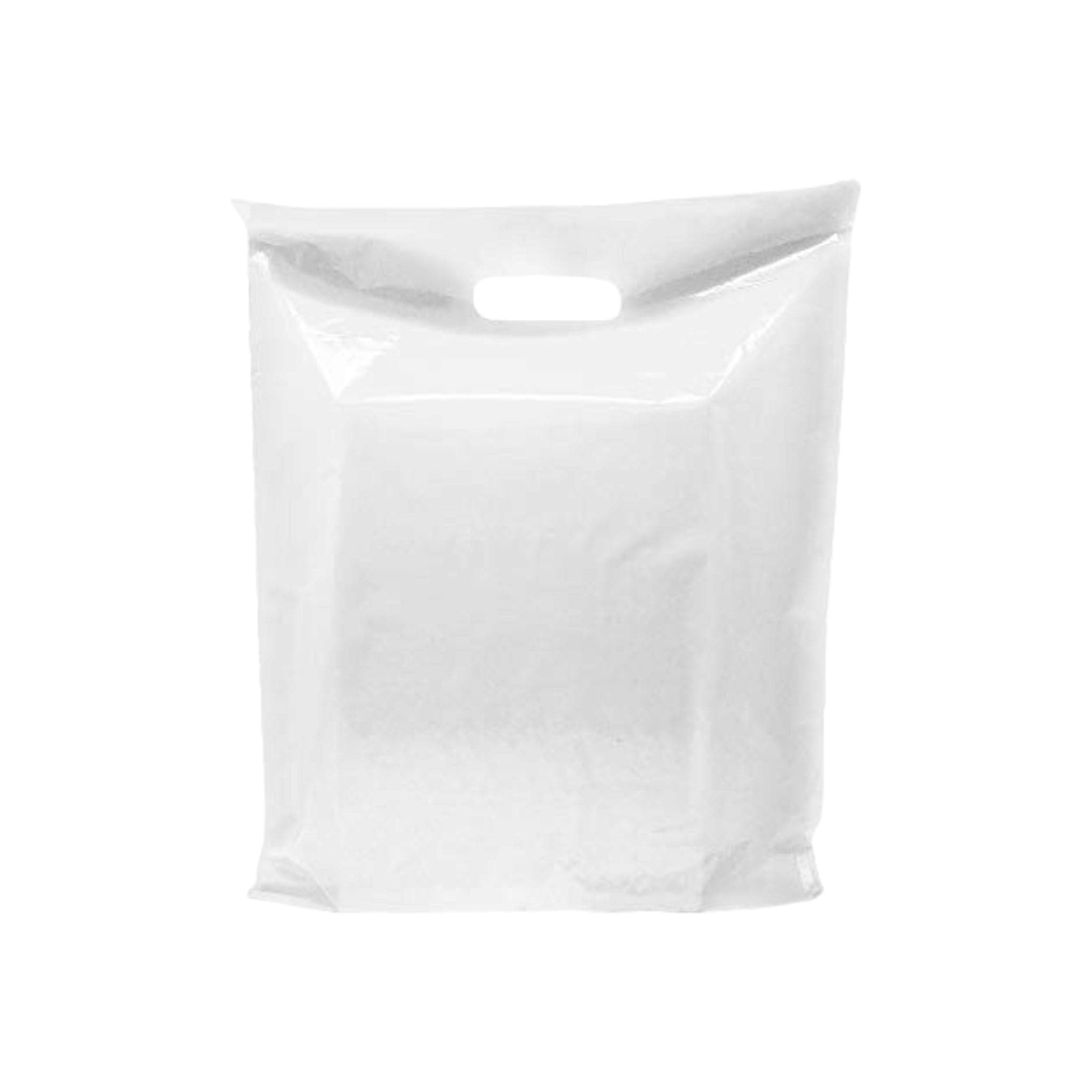 Plastic Boutique Bags 350+100x700mm 75microns 100pack