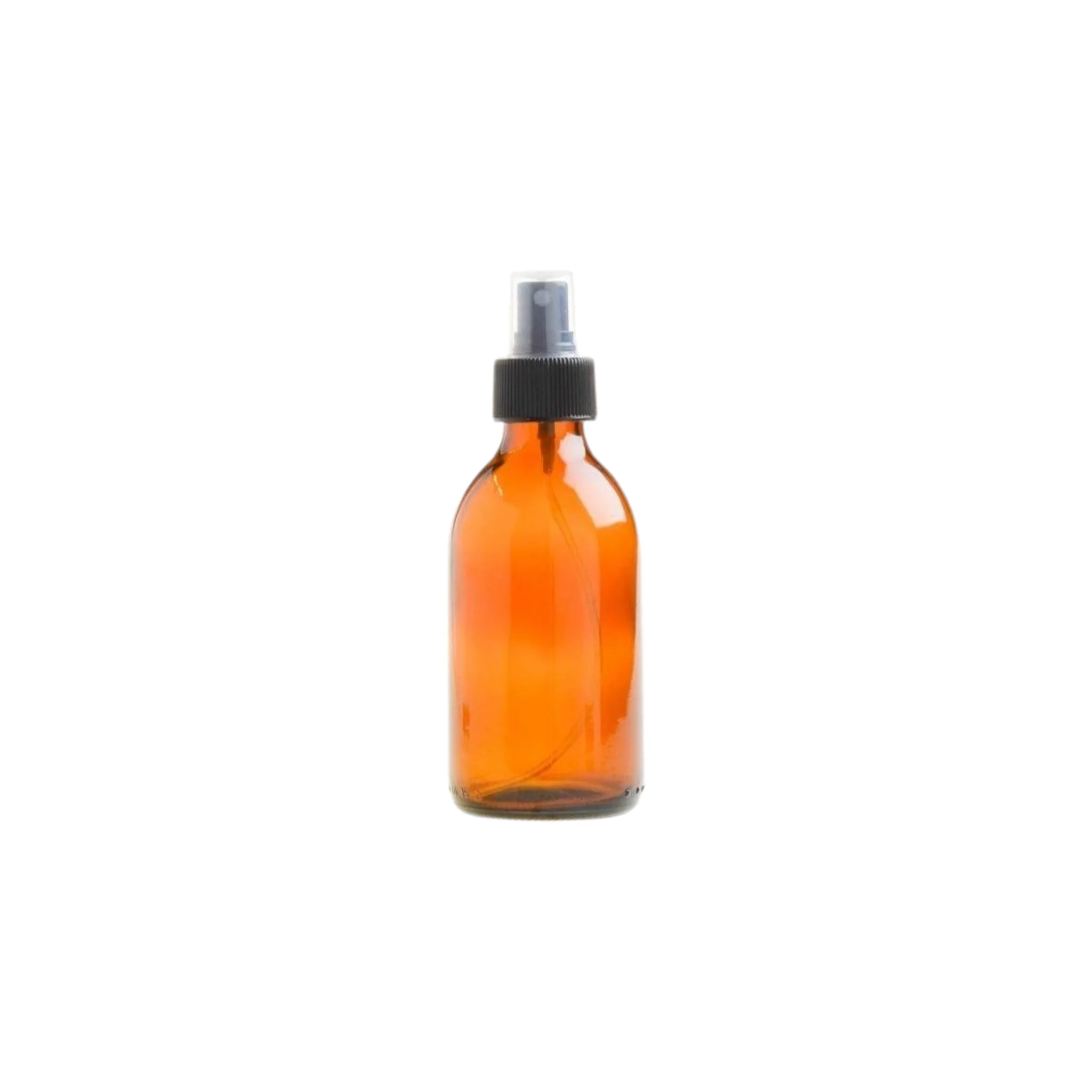 Consol 50ml Glass Generic Amber Bottle Brown with Black Atomiser Mist Pump Lid