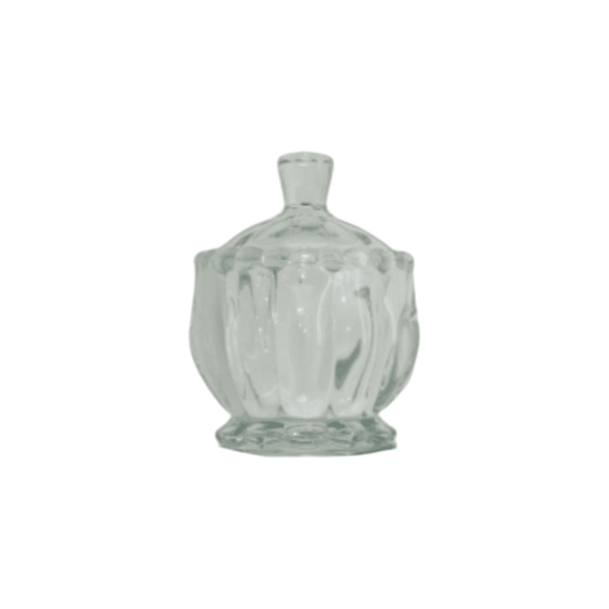 Wave Glass Sugar Bowl 1pc