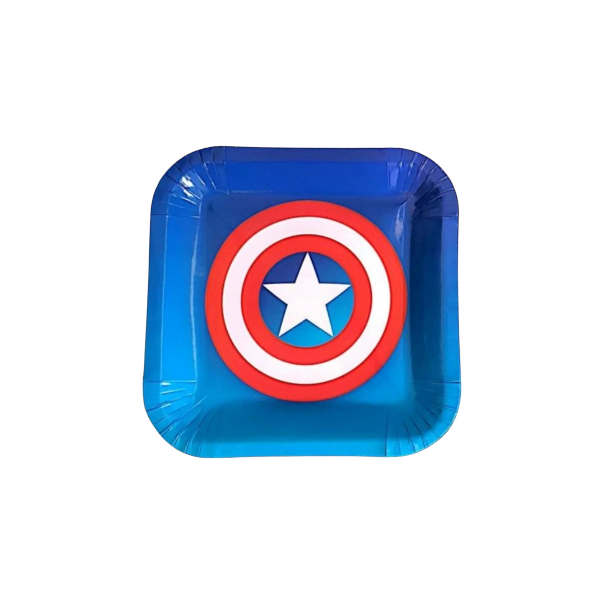 Characters Party Paper Plate Square 7inch 10pack