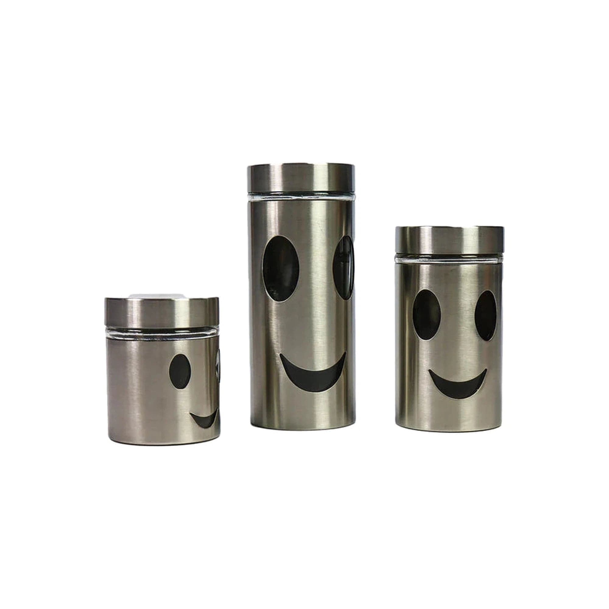 Glass Storage Canister 3pc Set