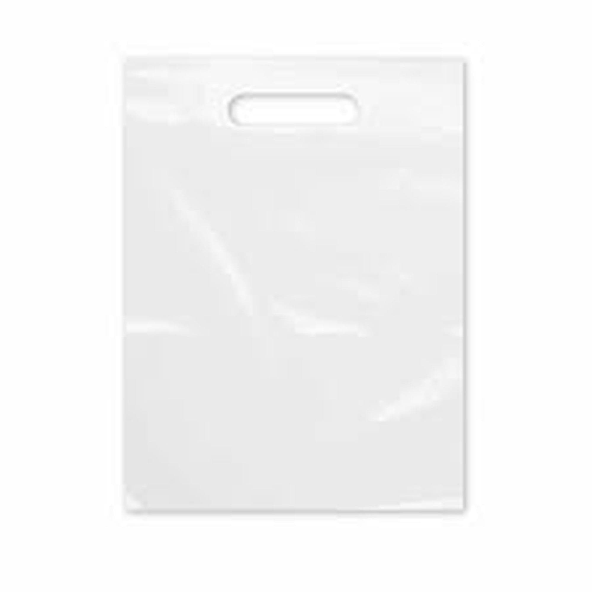 Plastic Boutique Bags 450+200x550mm 100mic 100pack
