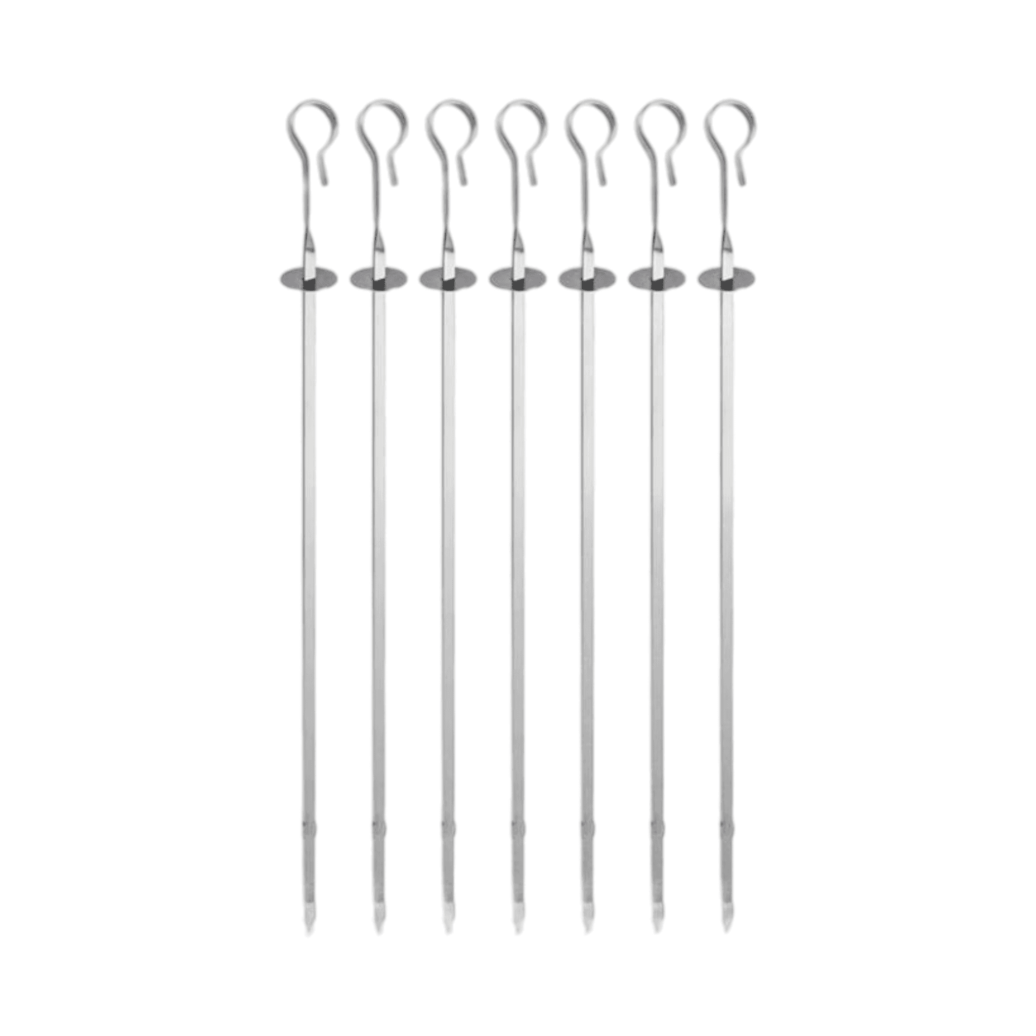 BBQ Braai Grill Skewer Set 35cm Stainless Steel