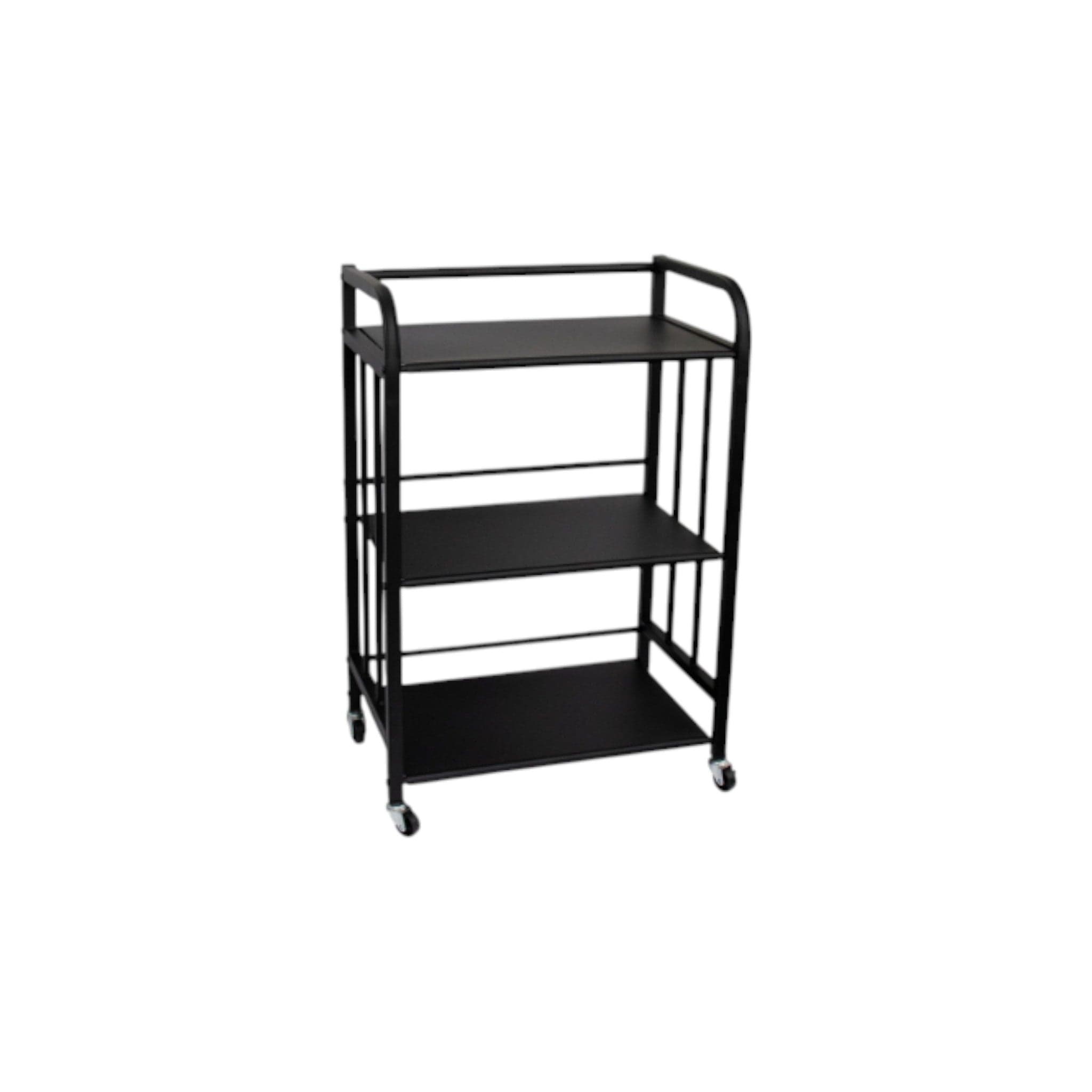 Multifunctional 3-Tier Plastic Storage Rack 50x32x76cm
